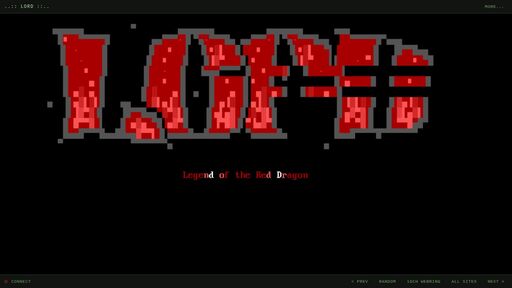 screenshot of Legend of the Red Dragon | Retro Telnet BBS Systems - qh4rwyfhgjyxtgi6iswdadffdw3dyq747uwdjmqbfwwwt2ndwwggxhqd.onion