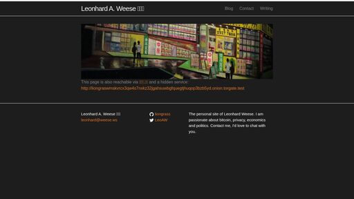 screenshot of Leonhard A. Weese 獅草地 - http://liongraswmskvrcx3qw4s7nxkz32jgahsuwbgfquegtjhuqop3bzb5yd.onion