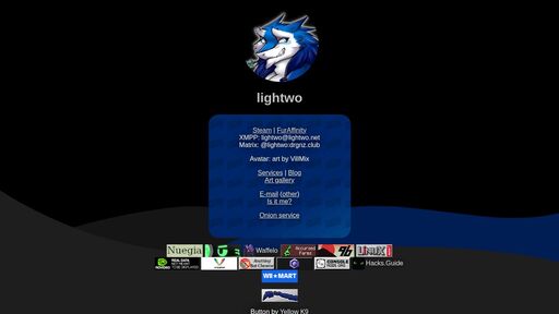 screenshot of Who I am & who I'm not - lightwo - http://lightwolfcmsagd2dwdbhq7nzyswxqax44663co3aellihygoccy3bad.onion/whoiam.html
