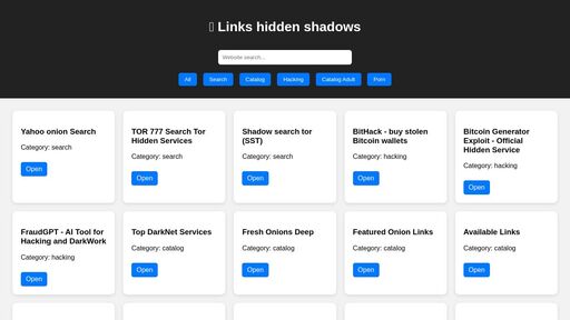 screenshot of Links hidden shadows | + Porn links - shadogyvfh4llhvzb7t5iexw7okcztvekwzv44ht7qg42uy4ee4kufqd.onion
