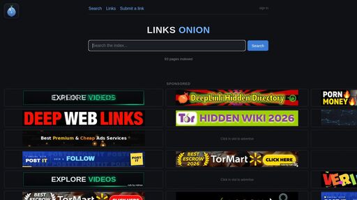 screenshot of Submit a link - LINKS ONION - http://linkgfymlhzyrwngrq3kp7szmq2gvjarjo45r5ejwycg22gabxhpvvad.onion/submit