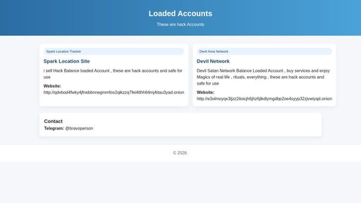 screenshot of Loaded Account Seller - dztb3yeueonleno65irlqpd2zdxhkaxmfvwl6vhcpfaqoilvybnwwhyd.onion