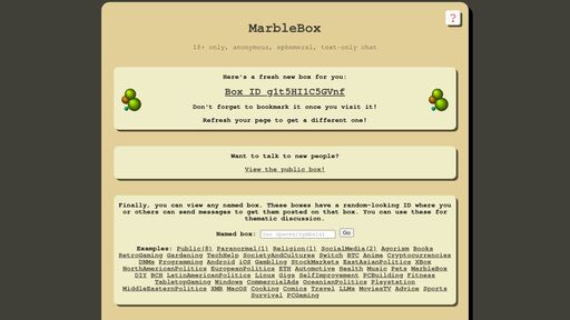 screenshot of MarbleBox - xckkoskvvw6ipkteupckakhhewz3rg3ghwkajw4swzgznu4724bzxyid.onion