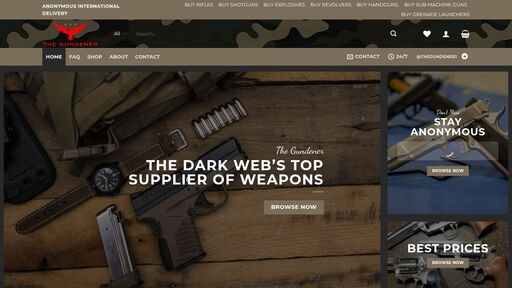 screenshot of Mega Shop - The Gundener - tw3zjudgnlsgfcbdbwukm3ohf7g2rid7zomi3bsednnugx2febg7meqd.onion