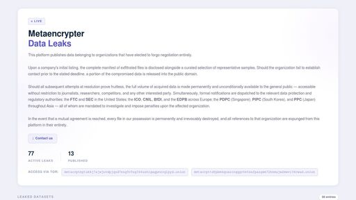 screenshot of Metaencryptor::Home - metacrptmytukkj7ajwjovdpjqzd7esg5v3sg344uzhigagpezcqlpyd.onion