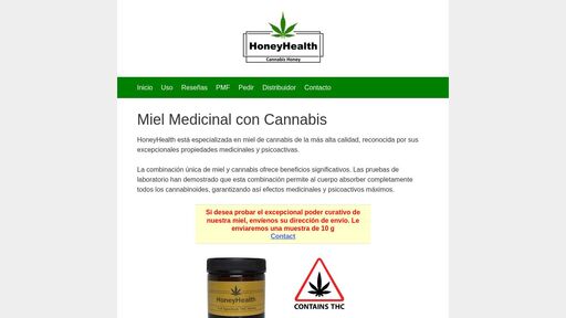 screenshot of Miel Medicinal con Cannabis - qqnwniaqffg443s53xyoralpjbrwr7rordyxpm4ytdxetri3upiudvqd.onion