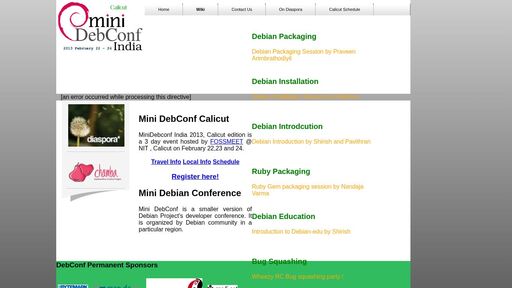 screenshot of Mini DebConf India 2013 - http://sofdtz7phy6p6u3tpjax6e5gfyhbndkpdbvwnp5ixk5v6veuvrlsdoqd.onion