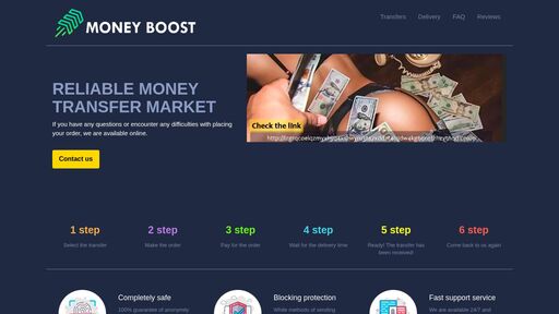 screenshot of Money Boost - The working money transfers market 2026 - izgrqcoeiqzmyxhyq4xs2wyru3ta7xddzt4lzjdw4kg6ccntzhzvtnqd.onion