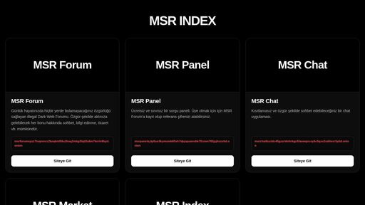 screenshot of MSR Index - http://msrindexe5vujl5bqbfmycjlmxcr3dluwvksfwqnrlrkrzw447itsnqd.onion