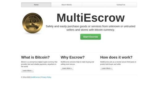screenshot of Multi Escrow - multixzysnz5psfeuqphzfkcl4bgskap5eaauwsxfoatoc7h6mcnq4ad.onion