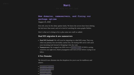 screenshot of Navi - 6whr6ta2jxxuvsgazjzjuni7jrxjjz6xnuuwns3ppu7we7ikacrn2wyd.onion