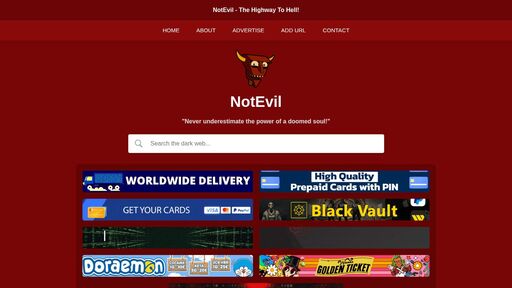 screenshot of Contact - NotEvil - http://notevil2xua3sacjtyvxqpi2vxkk7mqcedq7hhmhncaeszttuwfz2rqd.onion/contact