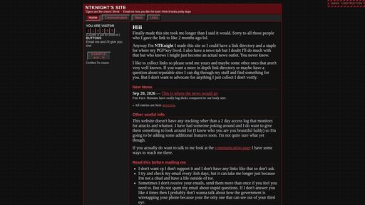screenshot of NTKnight's site - etrz4pqjchs4pwepgf6ytszgmmwsougf677esr2yzyz4q4y7ekipcnid.onion