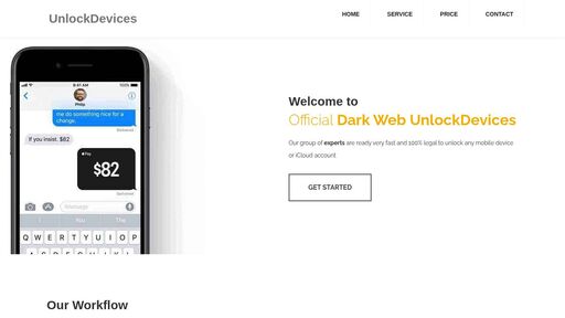 screenshot of Official Dark Web Unlock Service - unlockdqgc43pm6qsuiewvl5lnlnbbq3rkoozl7lxp22zerkazh2lkqd.onion