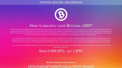 screenshot of [OFFICIAL & ORIGINAL] BITCOIN x200 SERVICE - ®2019 - http://ym2htkv5l54bx6yy5fszuk5rqafyx5tr7xlrh4c3ahrtrub6zvqnfqad.onion
