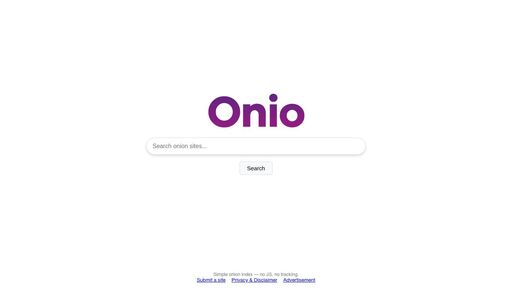 screenshot of Onio Search - oniovgdbiyhv6b7hyamggt3mazxl4polh7mszrpxe37ityufoileqeyd.onion