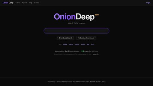 screenshot of Sign In — OnionDeep - http://wvjrhfczky3yklpj7jz766iwry73tqzpe4snlr5m5u7itsi7fh5lqbqd.onion/login