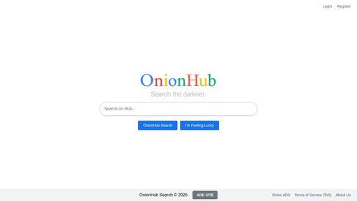 screenshot of OnionHub Search - onion3sd6jdudnphm735qokes4oq4zbz2hoecohb7b6skyjot3sp7sid.onion