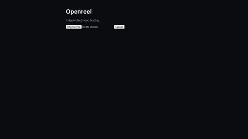 screenshot of Openreel - http://nrt6lh54gjw4vr524uz47nwbebywpkz7xomecystn534fdae5vaokqad.onion