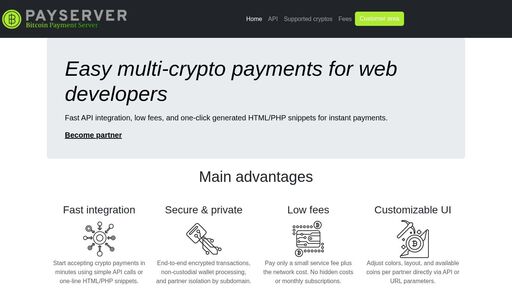 screenshot of Payserver - http://payserverfv7o3lu6ghj4bxnqyrvye4e32ihzu3rornal5hisll5yayd.onion/customer