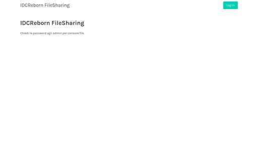 screenshot of IDCReborn FileSharing - Log in - http://idcupraplgbilet4l65eg3ecgma6i7i7abhxqpcrgtd2kernrouwijid.onion/login
