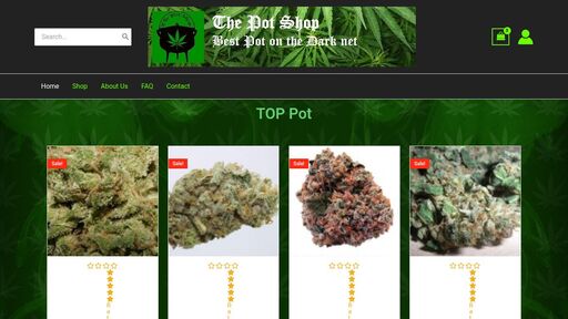 screenshot of Pot Shop |Buy premium Cannabis products at Weed Shop | - potshop3aujq7a73cfksujqwjq3bllxruja5mqsuuzpnnbz7jgcxwlqd.onion