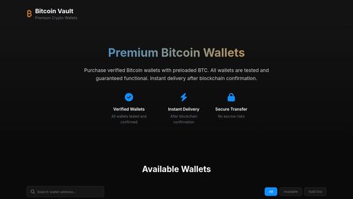 screenshot of Premium Bitcoin Wallets | Verified & Secure - rn6qwlkxuskyqbrqn2gqvdwd7a4xdivoyn6dypzrt3i2wqc4kos7lryd.onion