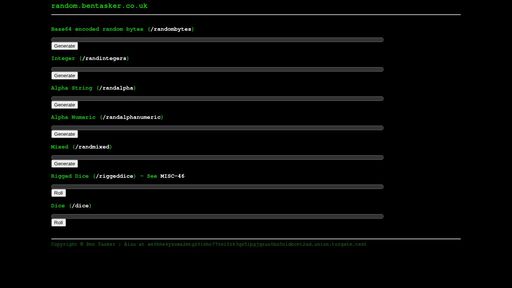 screenshot of random.bentasker.co.uk - ws6hhe4yscma2mtg26lnhc77relfrk3qs5lpgjqzuu6bu5nldbcet2ad.onion