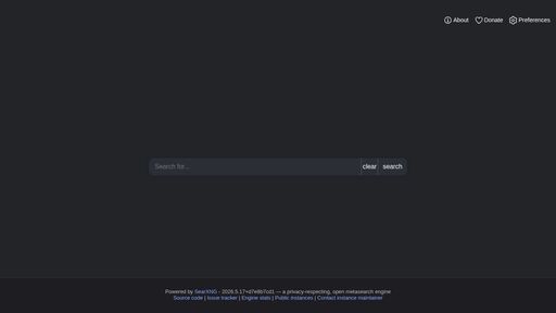 screenshot of SearXNG - sethforprivacy.com - jmehuleemz4jxzk3r4ipmbt5wgyv6tleluygpee5ey2diecrc4zg5yqd.onion
