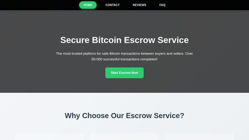 screenshot of Secure Bitcoin Escrow Service | EscrowTrust - http://escroww2wx5i3tpq4642loxscnnnmqvvgtcffwcpzy2mpgcvx5hviiid.onion/index.php