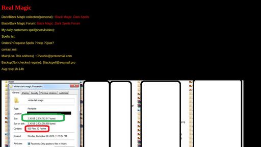 screenshot of The END ! .:.Dark/Black Magic.:. - vwz36dnjh3fguqsukqipaq35va5d7pj45fru3khvl4pr66egstv4jlyd.onion