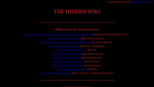 screenshot of THE HIDDEN WIKI - k5xxbpiupxu3pgjvgddpoatzz2oa4gyjqovdcrm5fu7zeau7u3n5luqd.onion