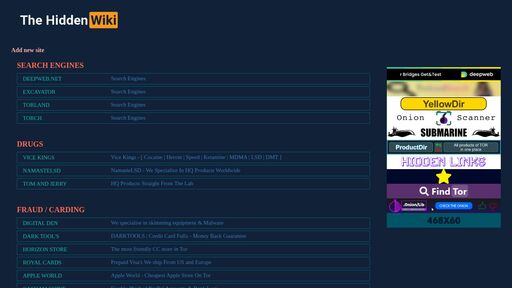 screenshot of The Hidden Wiki - http://wikikzps6ms4g7zfpqd3to3ru4cs2dp4vzhyzhwkyave2l7mratspqyd.onion