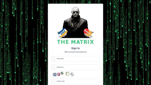 screenshot of TheMatrix - Sign In - thematrixskwaxyerq6zjv3jtklxj7lumztuavofiwtkrcyagh4jk3id.onion
