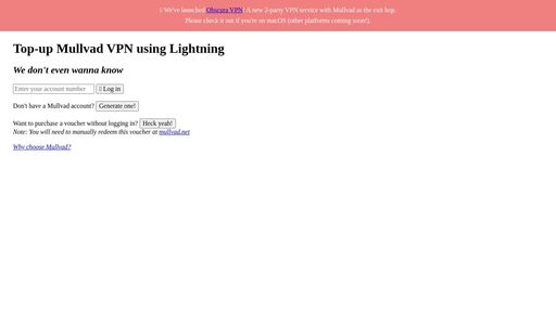 screenshot of Top-up Mullvad using Lightning — SovEng - http://soveng42aj6ynynkqeyut2dwnmwou45epfpuwvjy2t45fpxn3dk2ymad.onion