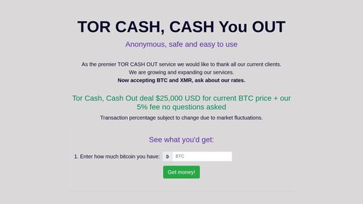 screenshot of TorCash - torcash2vqe7phkrizlihhhil4bydvsiaew5lrtv4ize3qrkav3fmeqd.onion