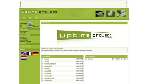 screenshot of .: Uptime project :. - http://uptimergowizna746we4szj3hwe5v32lzca3hlzs2givtv6fss5raqyd.onion/calendar/qrcdrs6qkab3bmaizoeykbuaivwhfjyhixzaj2t5jrorr74gyhzp7qid