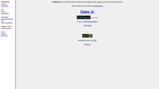 screenshot of WabiChan - mfhjoddtv2pyaouxanjmzpnovnfuq3jme6c2kt426jcqmansuwx4mlqd.onion