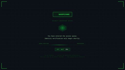 screenshot of WarpZone Market - http://warpzonvz5ldennsbrkymt5d66ab5i25puaghgouw3fekcer2bxukgid.onion