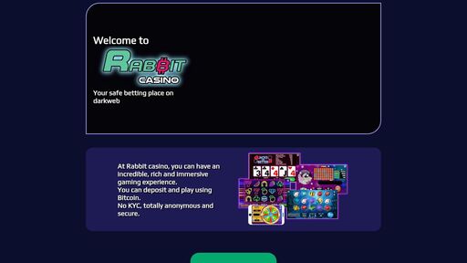 screenshot of Welcome to Rabbit Casino - omiz35ogxn55z5sxivse7nbpssjvdc2td7cs74xheimrntfpv2fqrmid.onion