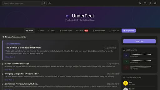 screenshot of Welcome to UnderFeet.Store! - Download Free Crushing Clips FREE!!! - uwkw53zeim6qqftouvpz3pcjdutrexc3ldkgbil6m7axwue63tmotzid.onion