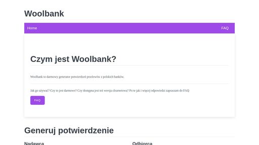 screenshot of Woolbank - woolbankov7ptcxa7zmderwmycz5octguydbb73iwpltvd6f2pc5f6yd.onion