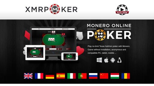 screenshot of Xmrpoker - xmrpoker3icphjr7c6dgct3by44ph4xvxrds4jzwjkjh7h2owdf6icyd.onion