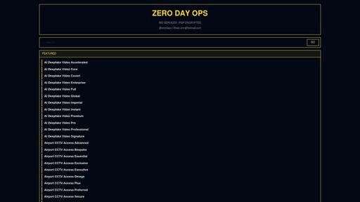 screenshot of ZERO DAY OPS - 860 Hacking Services Database DDoS ATM Jackpotting Spyware Deep Web Ahmia Onion - fotmg7qind7unrcqfn63glyl6qv7loawra4kjrdsqw5sqlrc7pdaeoyd.onion